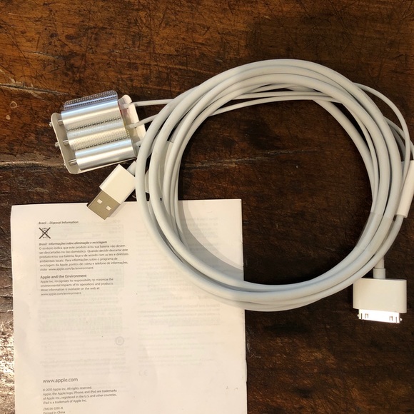** SOLD ** APPLE Composite AV Cable new never used - Picture 5 of 6